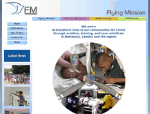 Tablet Screenshot of flyingmission.org